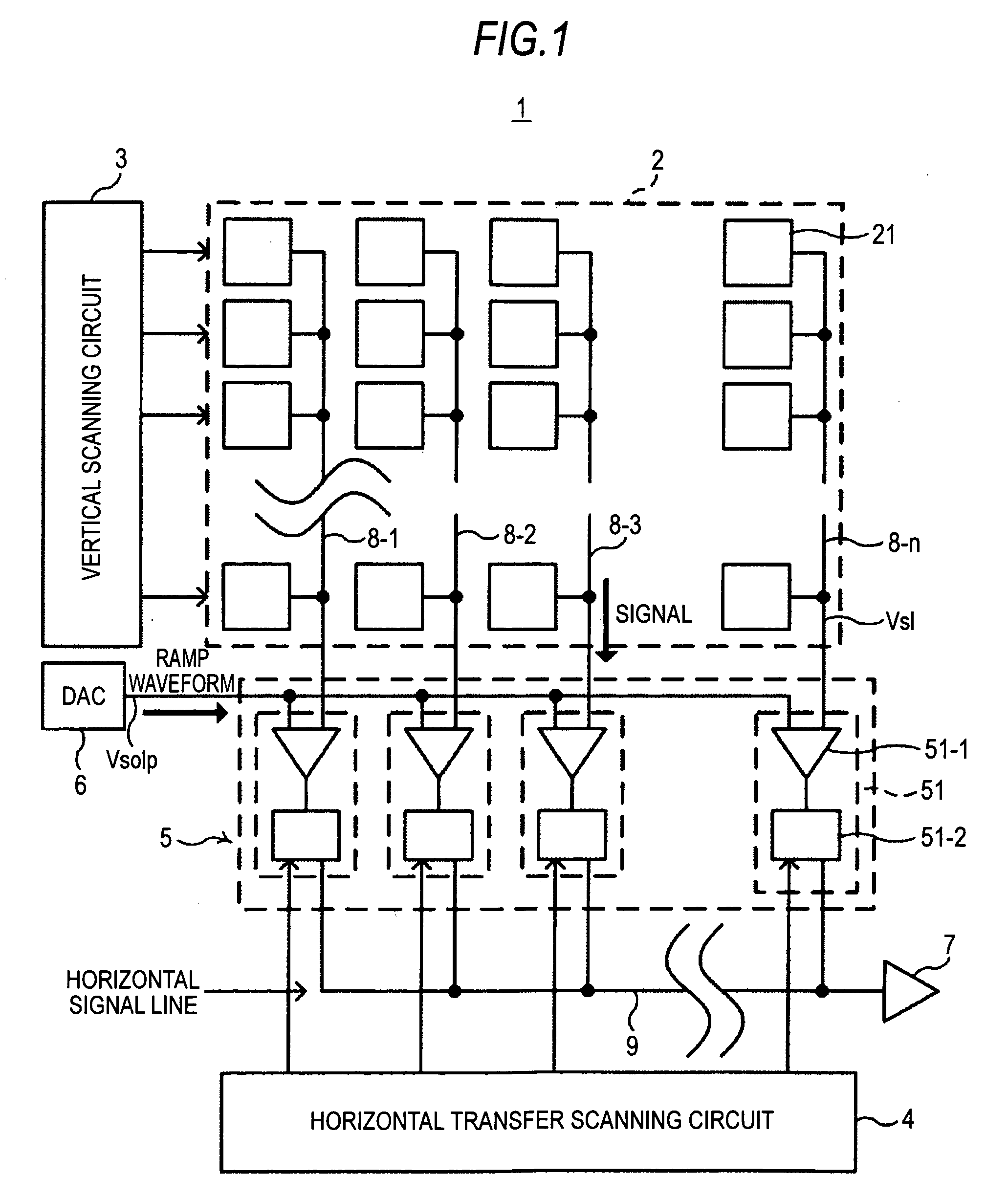 A/D converter, solid-state imaging device and camera system