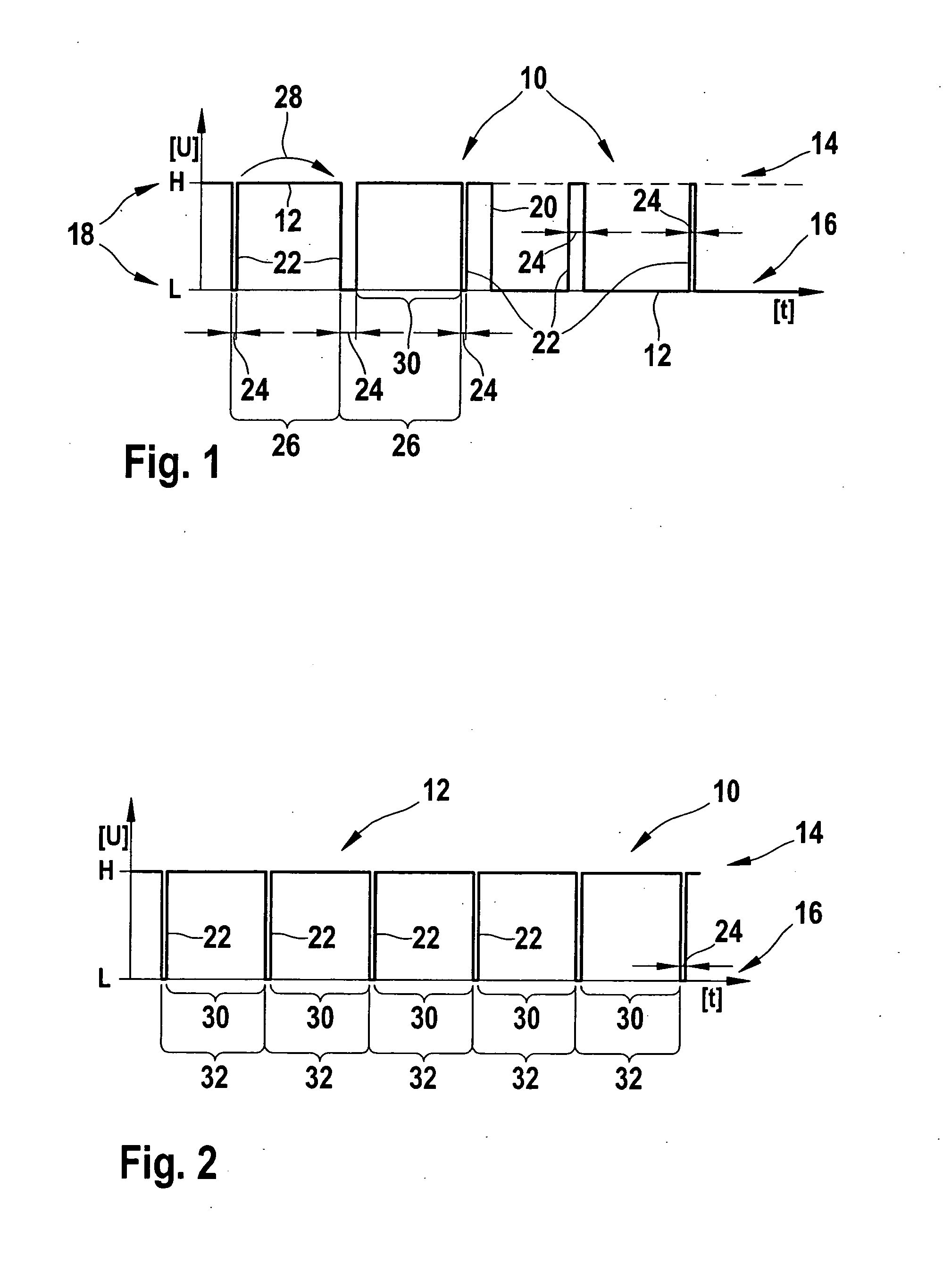 Method for increasing the information density in signal-transmission lines