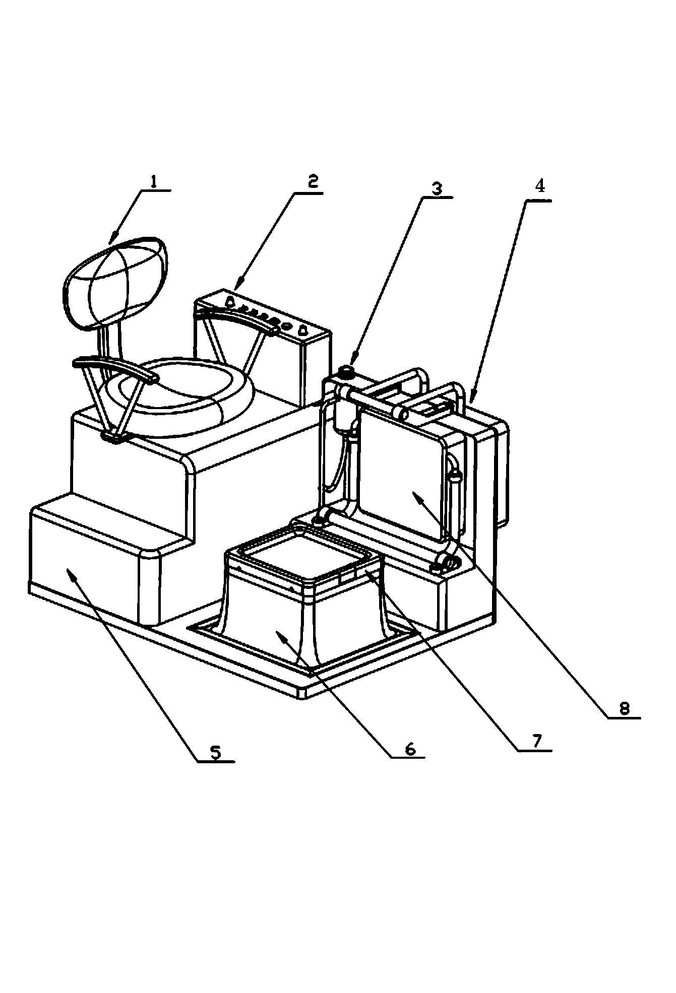 Foot exercising machine for removing dead skin and enhancing skin tolerance of surface of foot palm and using method of foot exercising machine