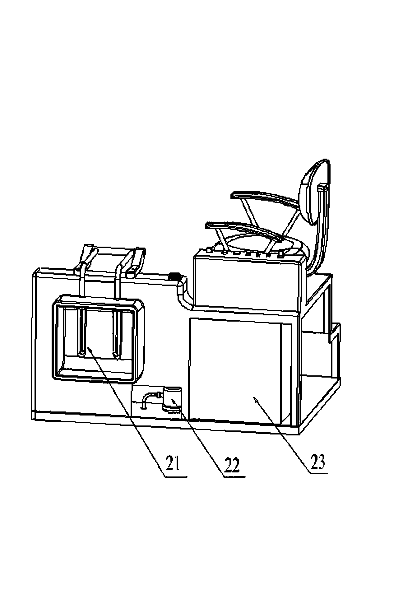 Foot exercising machine for removing dead skin and enhancing skin tolerance of surface of foot palm and using method of foot exercising machine