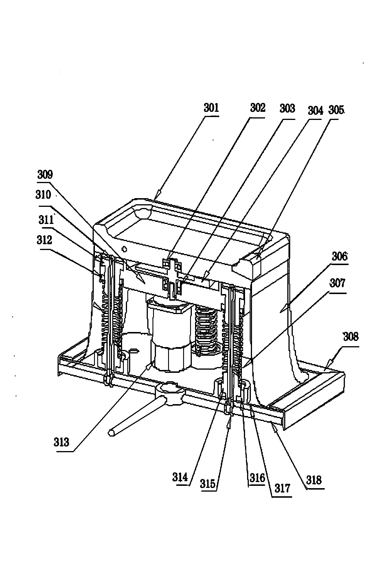 Foot exercising machine for removing dead skin and enhancing skin tolerance of surface of foot palm and using method of foot exercising machine