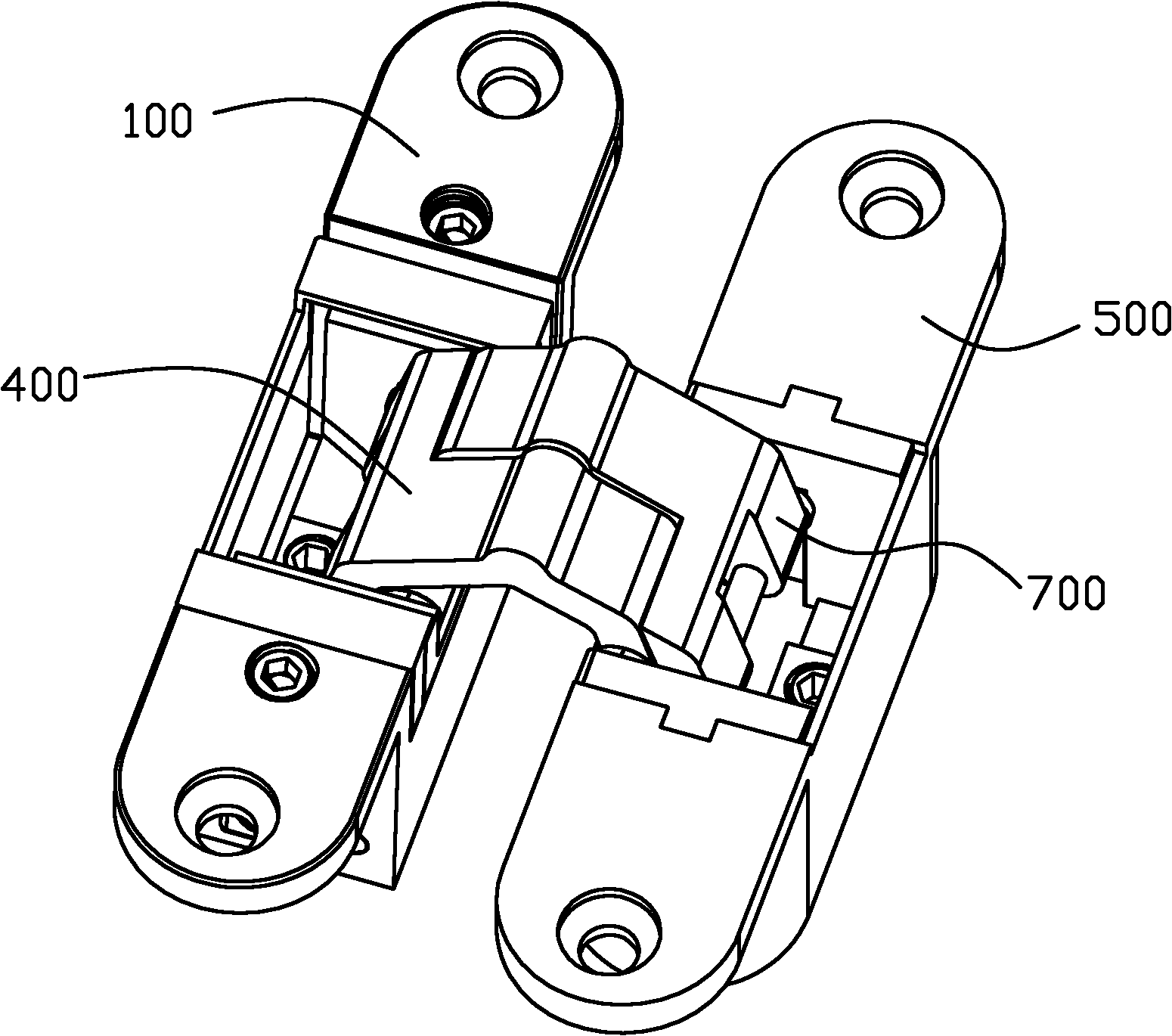 Adjustable hinge device