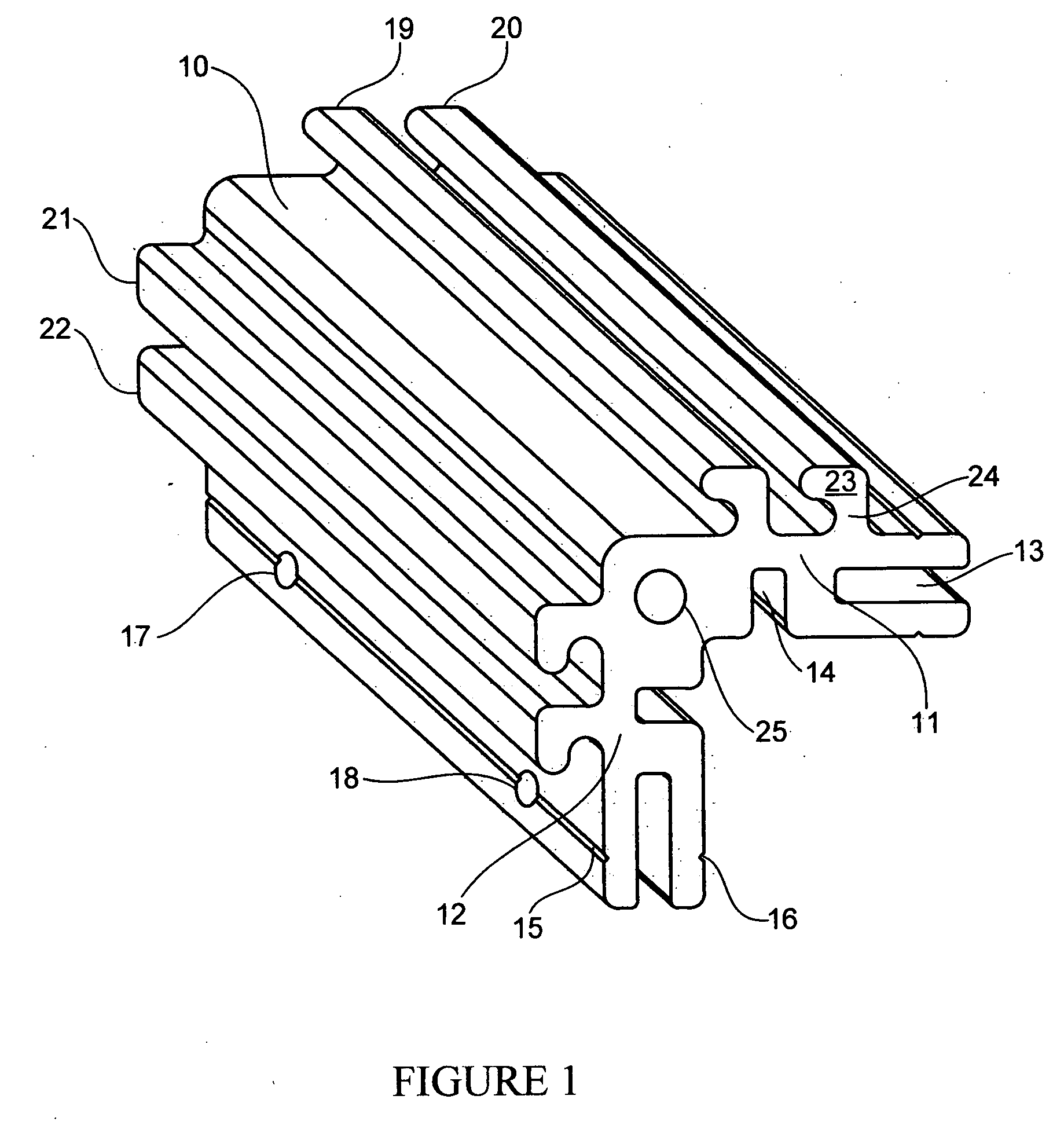 Interlocking structural element for cabinets and enclosures