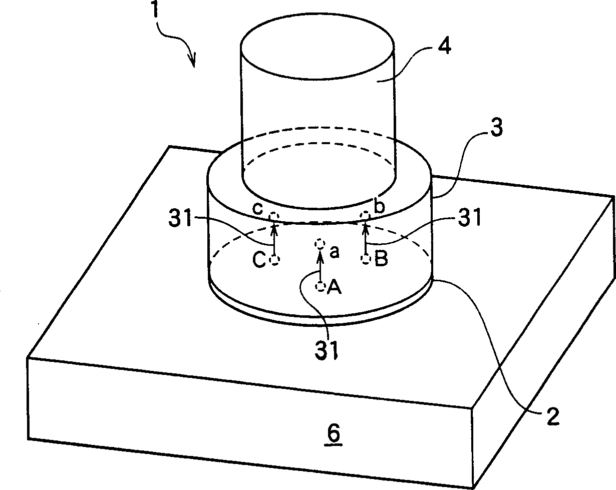 Method and device for determining thermal conductivity, and manufacture of thermal isolating parts