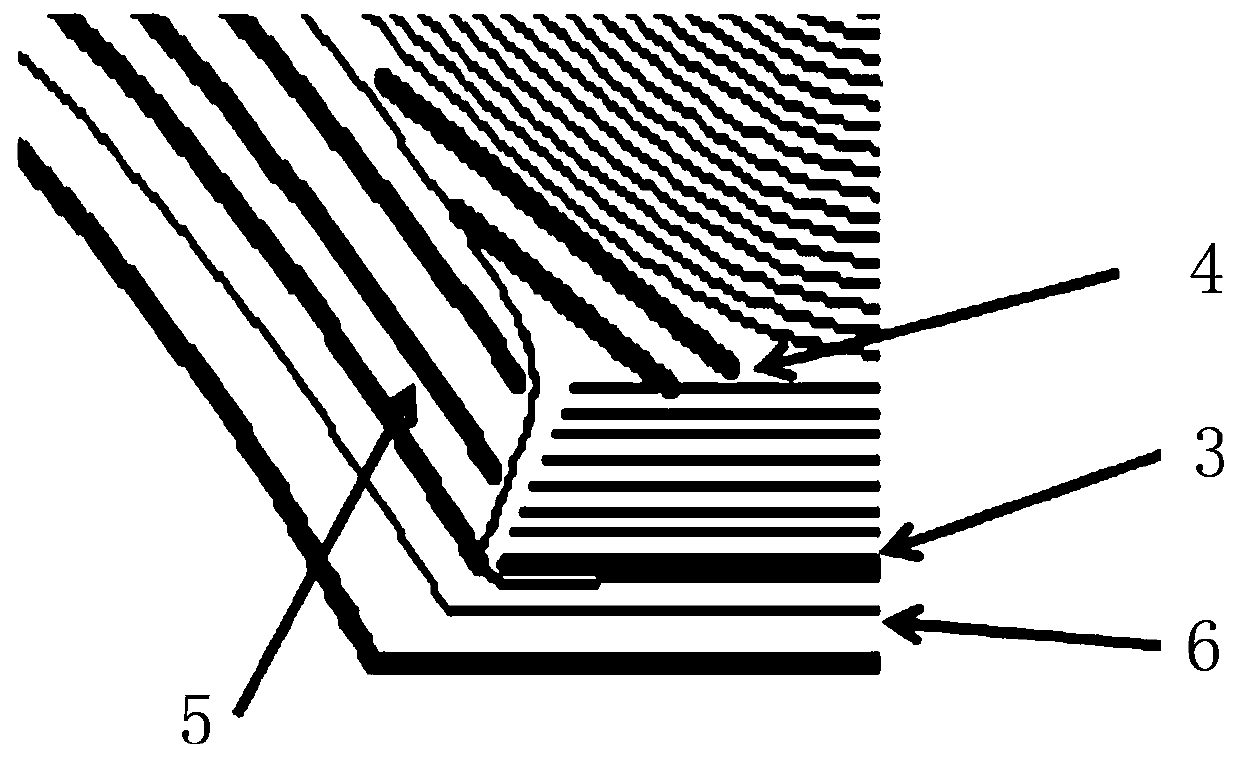 Process cover plate with groove structure and preparation method thereof