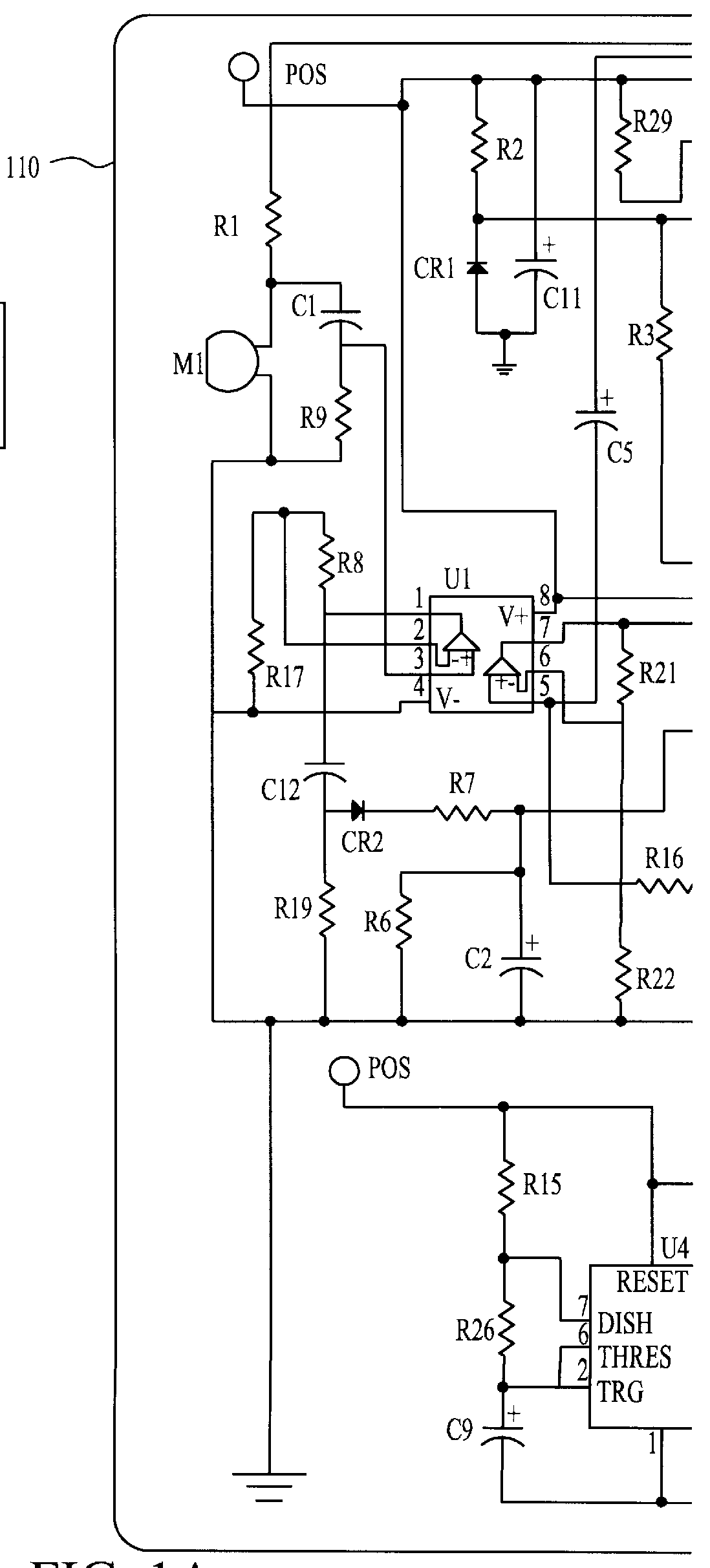 Resetable battery drain limitation circuit with complementary dual voltage setpoints