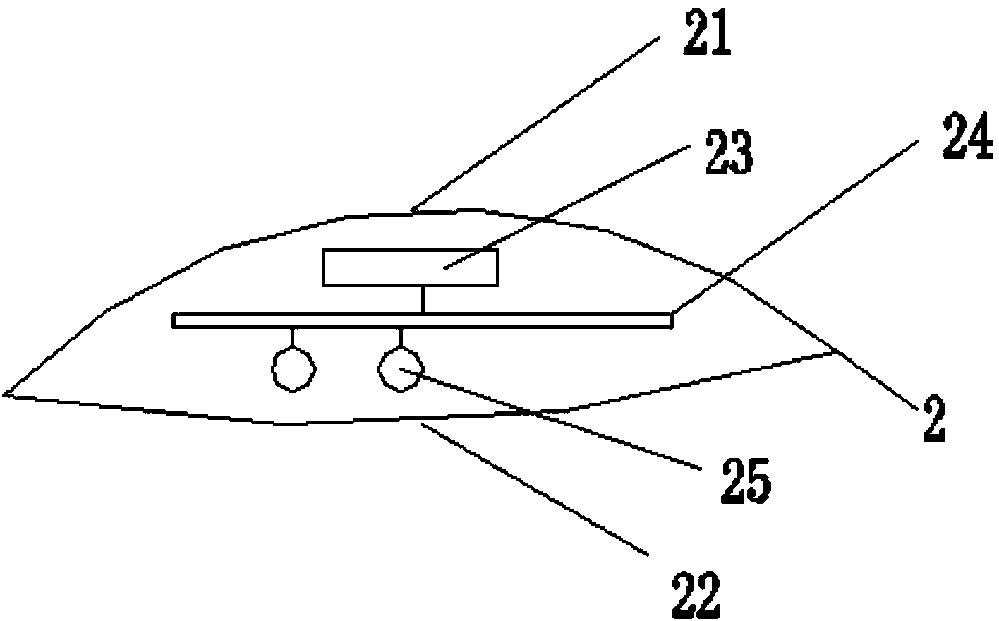 Radiation monitoring and nursing device for pregnant woman