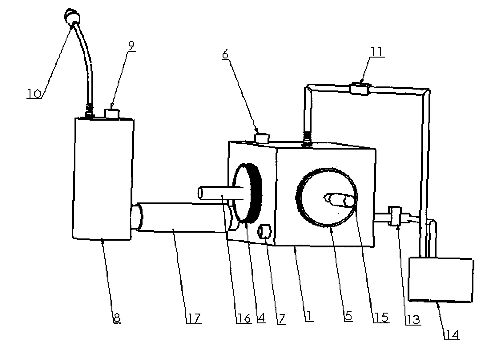 Simulation and analysis device for physiological processes of urine storage and emiction of bladder