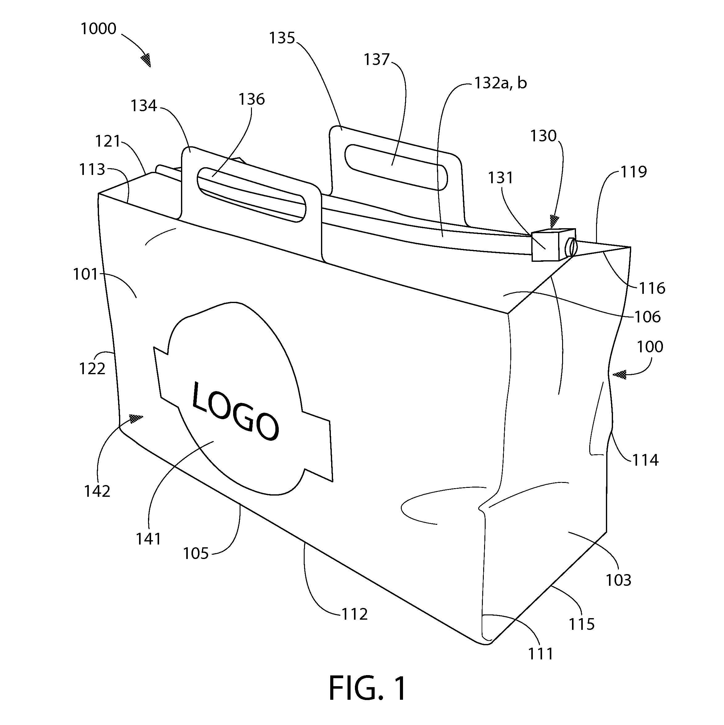 Flexible package container