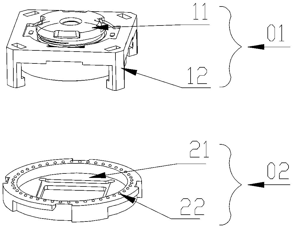 A camera module standard device and assembly method thereof