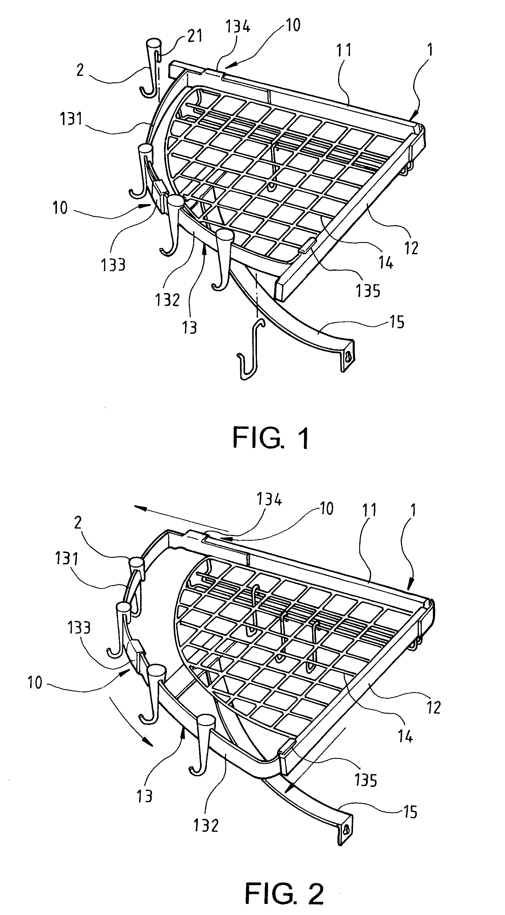 Adjustable storage rack