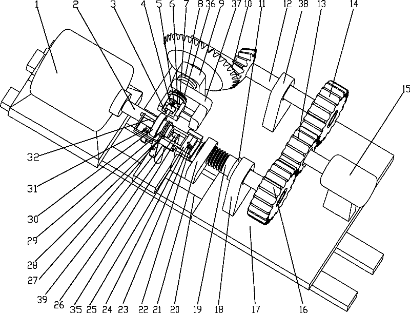 High-speed electric main shaft dynamic rigidity test device