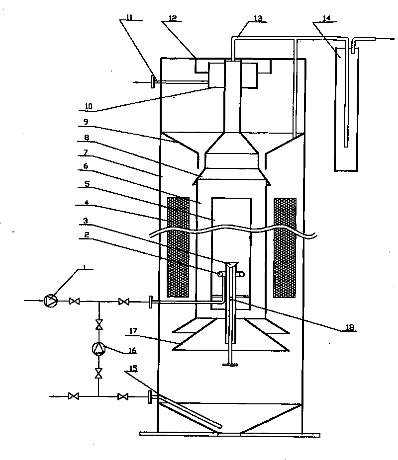 Double-cycling anaerobic reactor