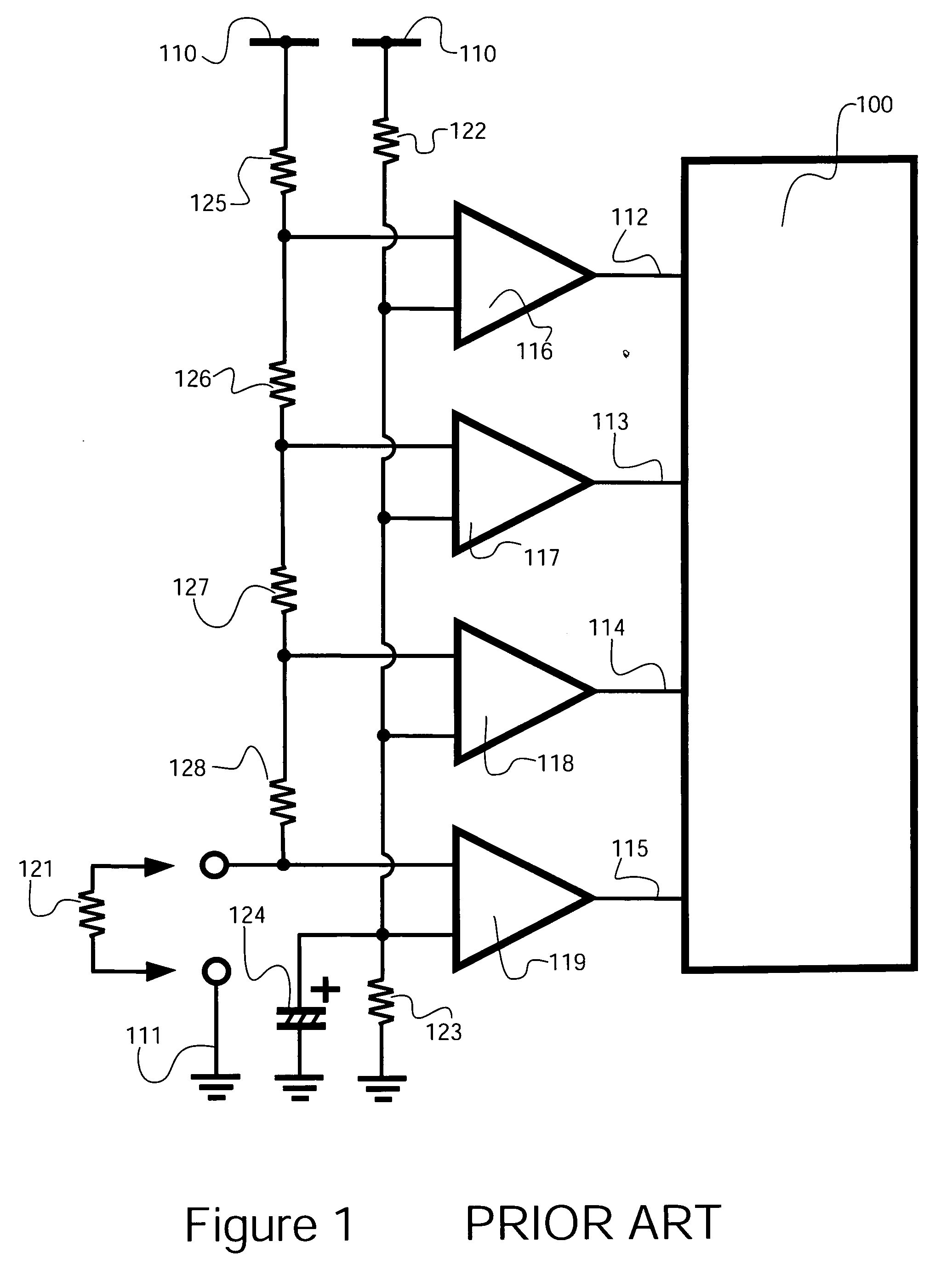 Variable specification functional blocks integrated circuit system suitable for detecting resistor identifications