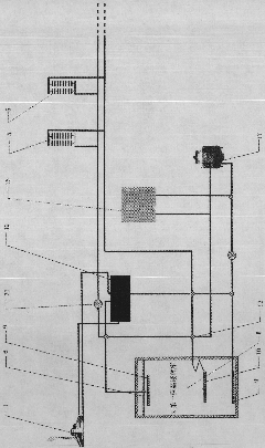 Energy accumulation heat supply system, application mode thereof and hot water supply device