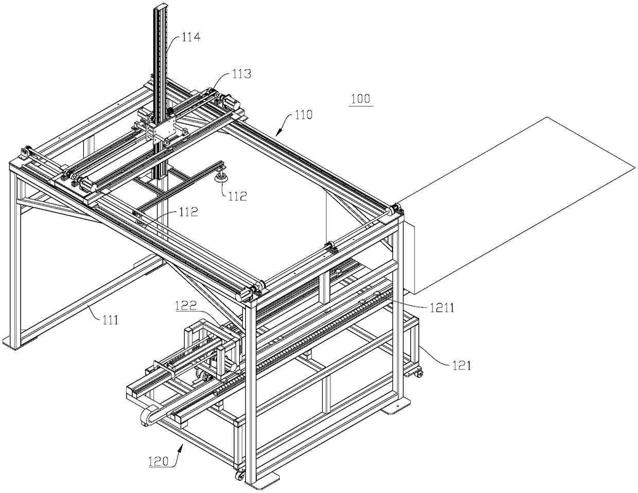 Plate transfer machine and plate transfer method