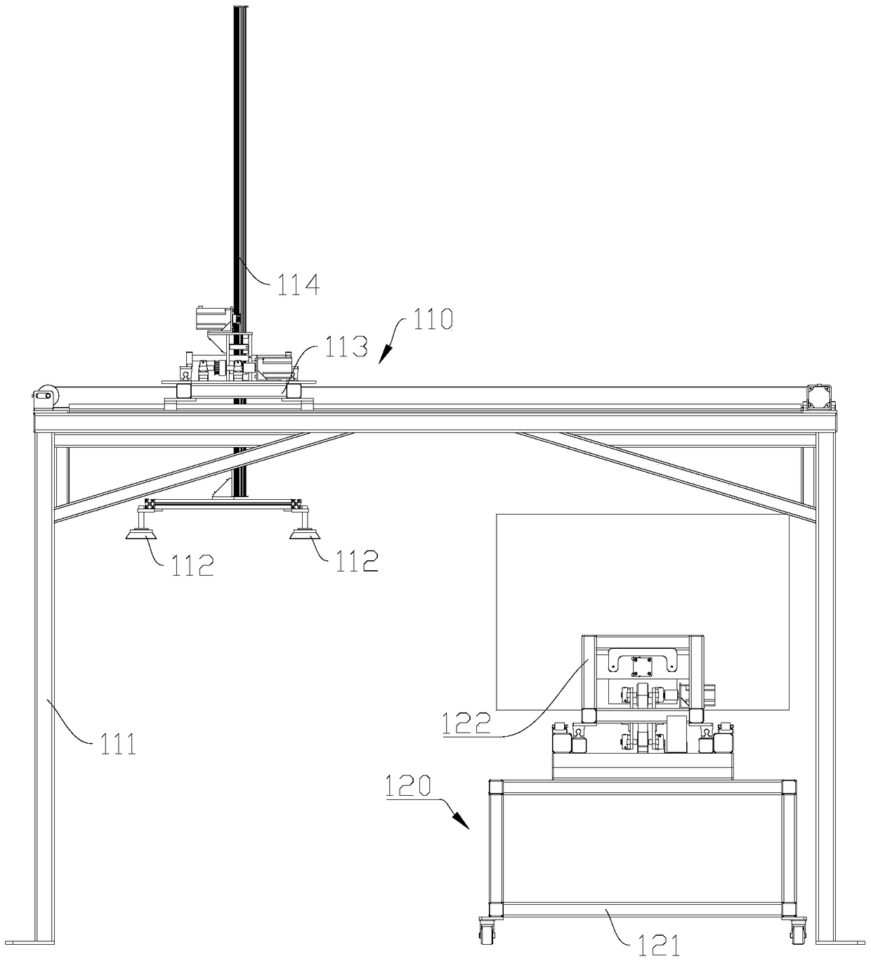 Plate transfer machine and plate transfer method