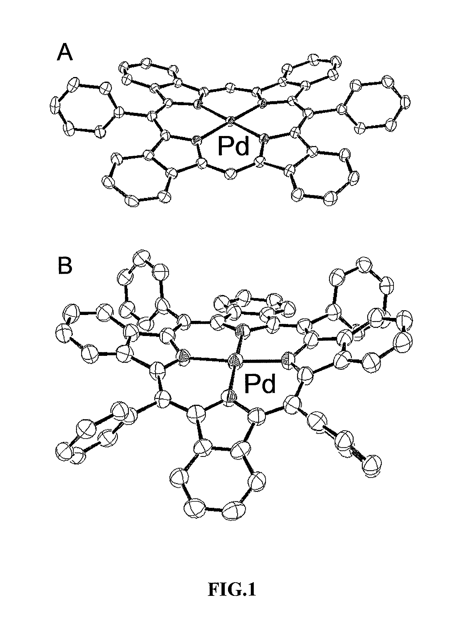 Phosphorescent meso-unsubstituted metallo-tetrabenzoporphyrin probe molecules for measuring oxygen and imaging methods