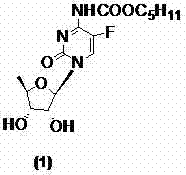 Preparation method of capectabine