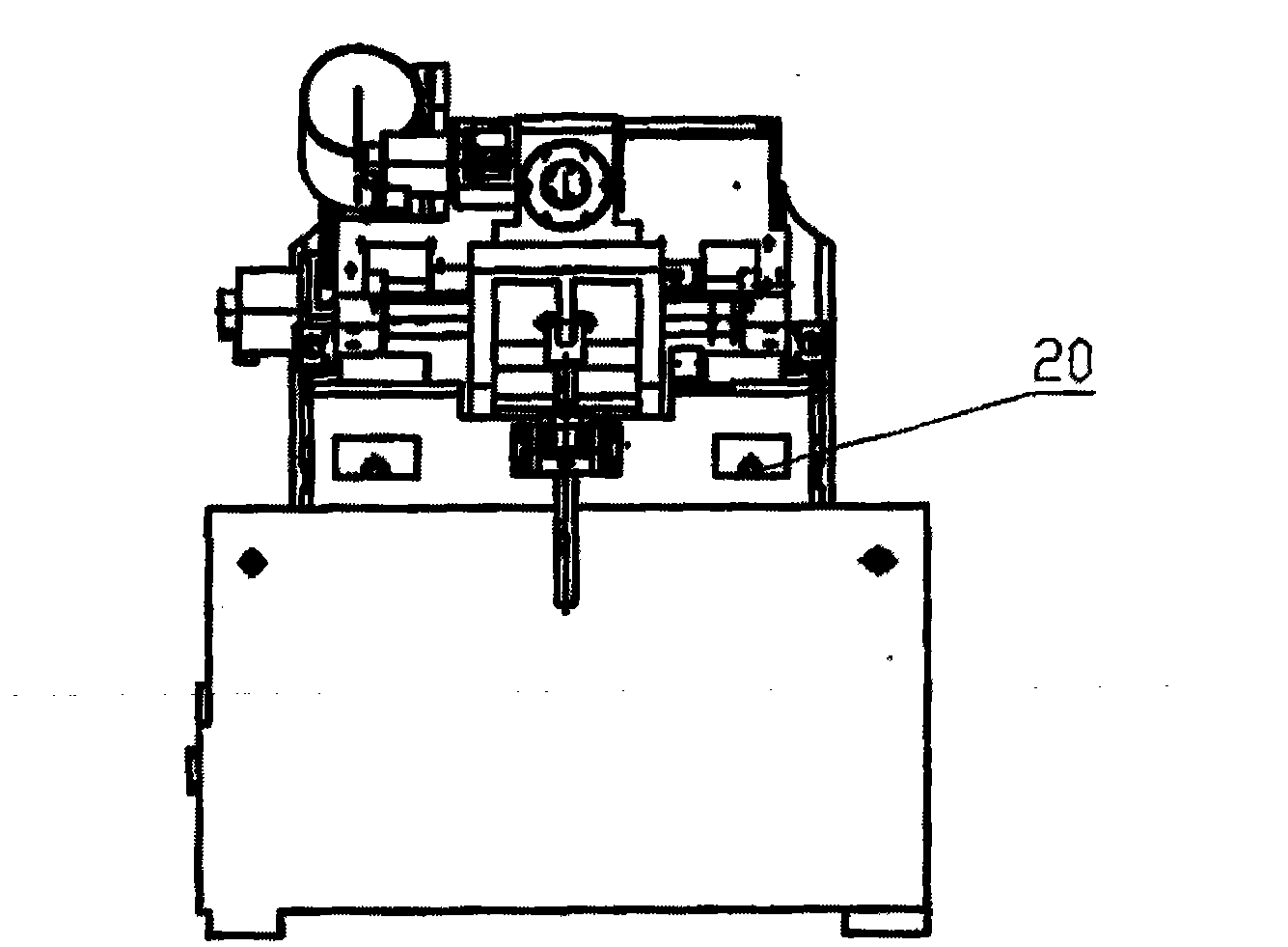 Numerical control curved-tooth broaching machine