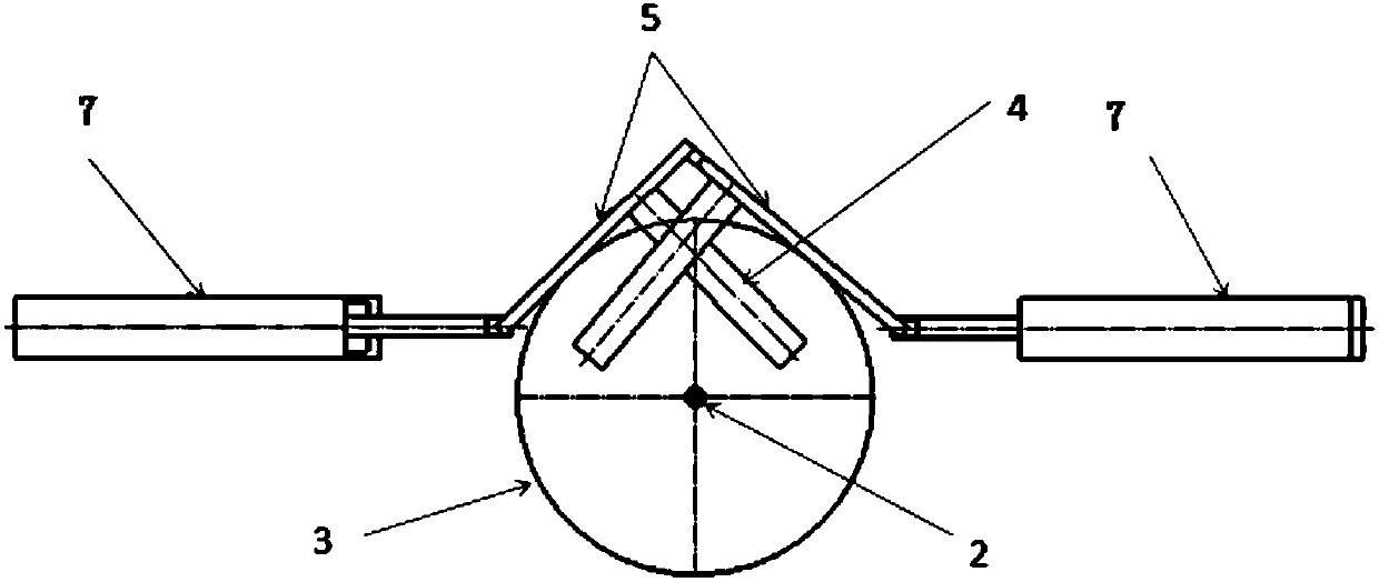 Punitive speed bump based on dampers and rubber air spring