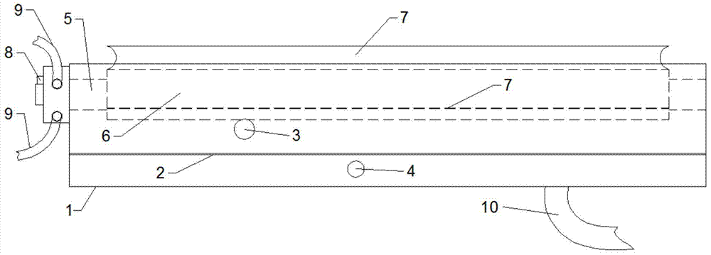 Printing head cleaning device for 3D printer