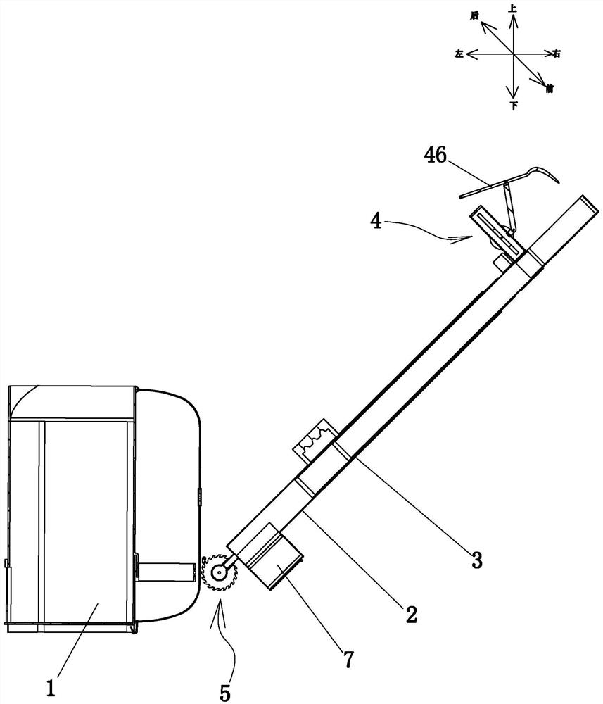 A backpack type torreya picker