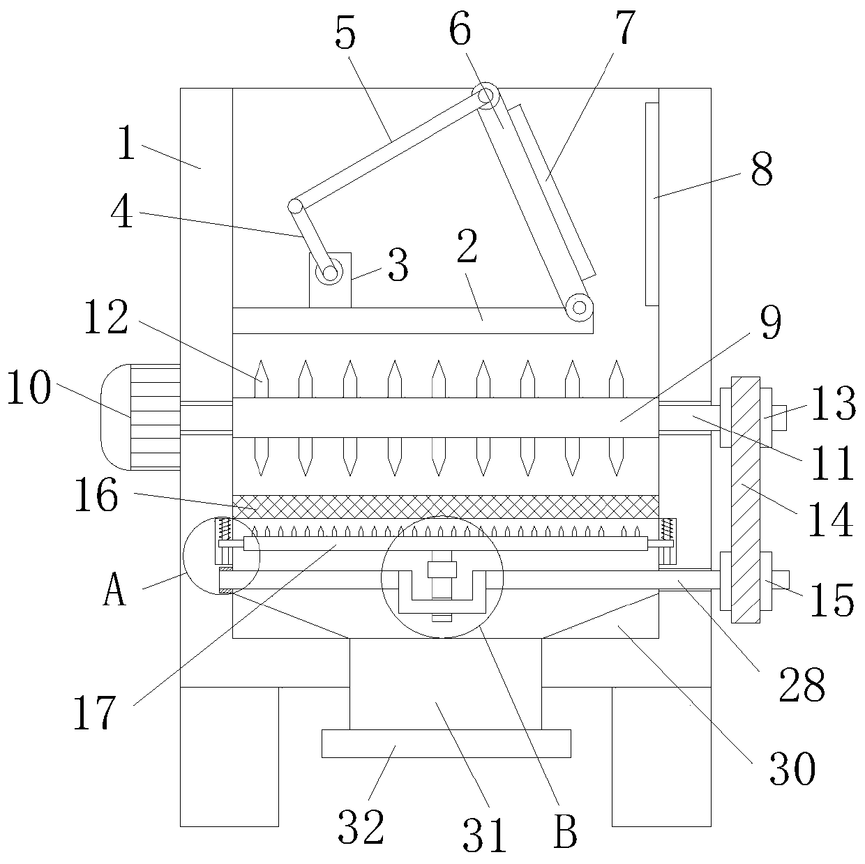 Plastic pipe fitting processing and recycling device