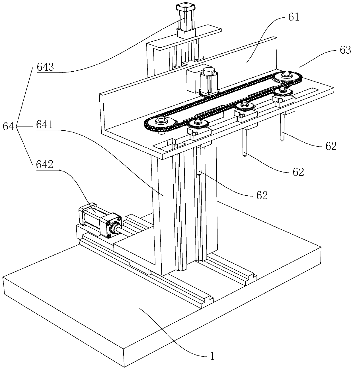 Under-liquid speed reducer perforating device