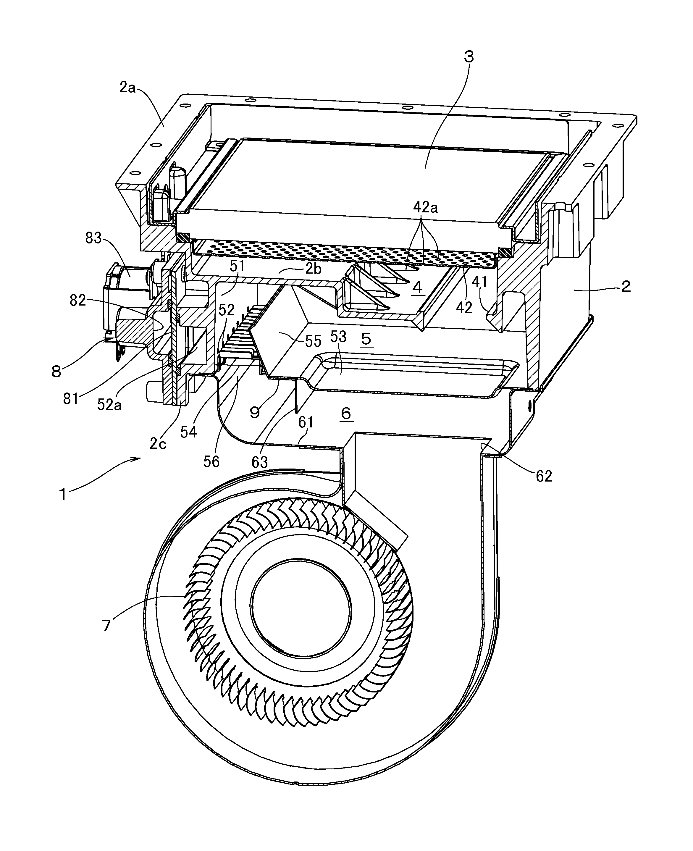 Totally aerated combustion burner