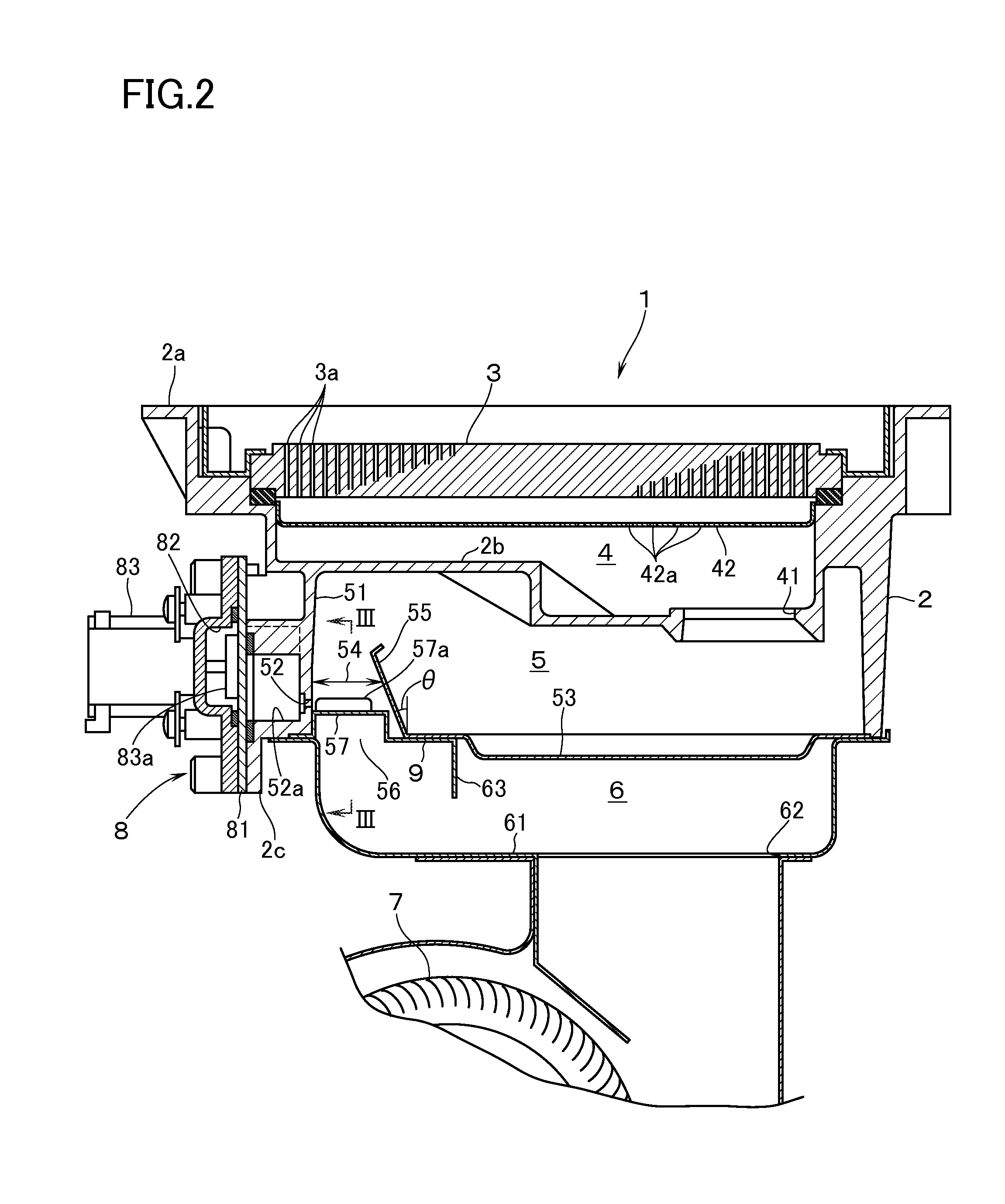 Totally aerated combustion burner