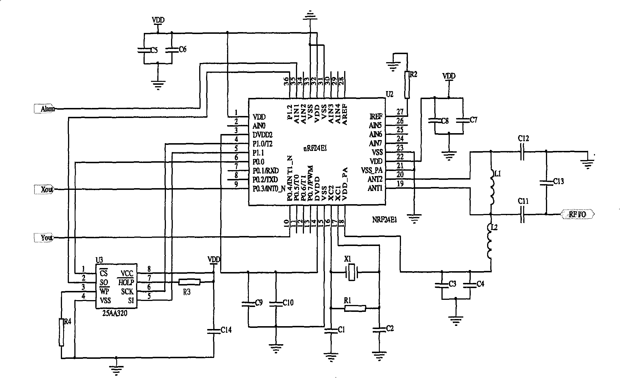 Structural low-frequency vibration wireless patrol star network construction method