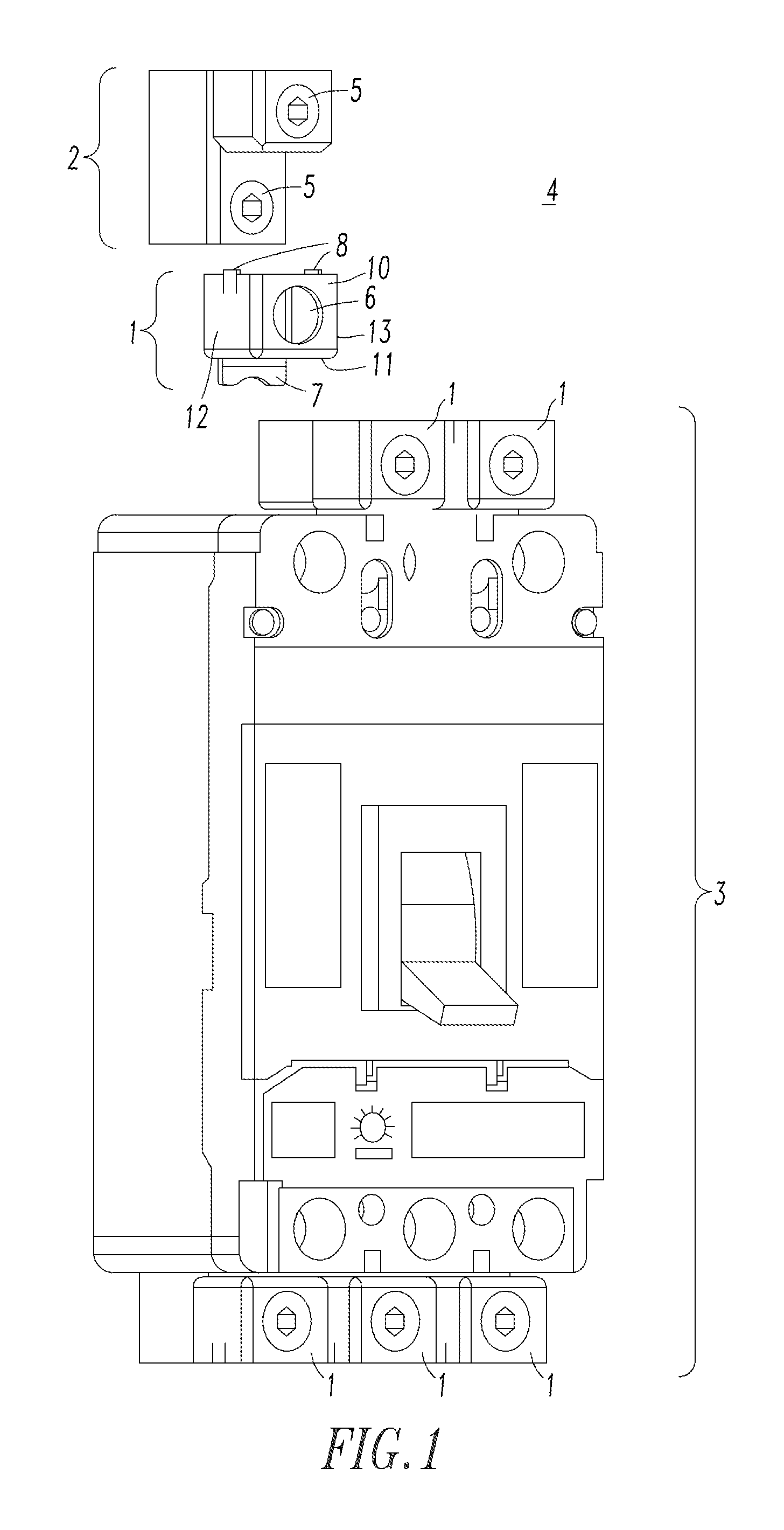 Circuit breaker, circuit breaker terminal lug cover, and method of protecting a terminal lug