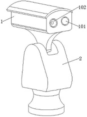 Binocular holder of visible light camera and infrared thermal imaging camera