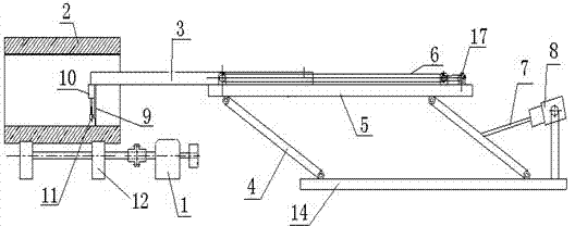 Automatic thickness measuring device for cold-type coating of roller