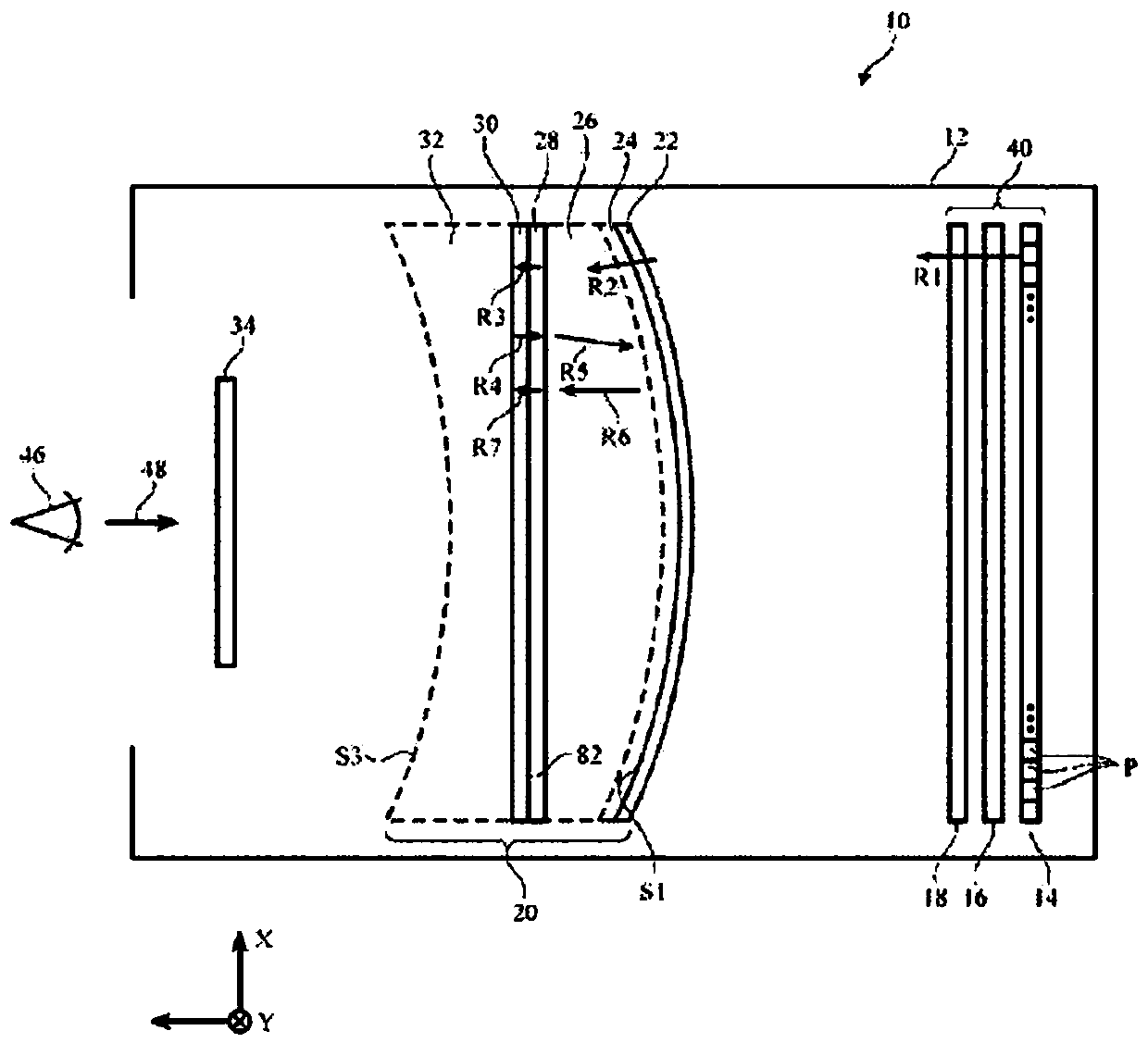 Virtual reality display device