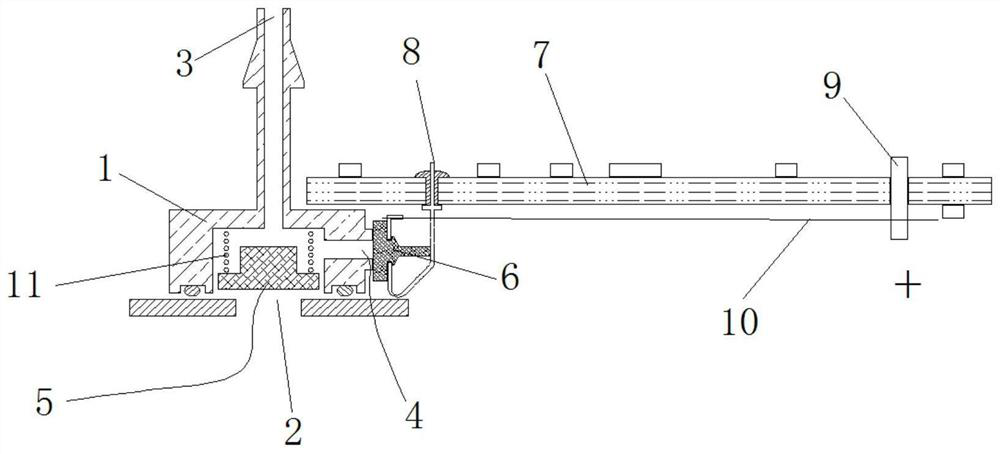 Pneumatic control valve device, pneumatic control valve group and pneumatic control assembly