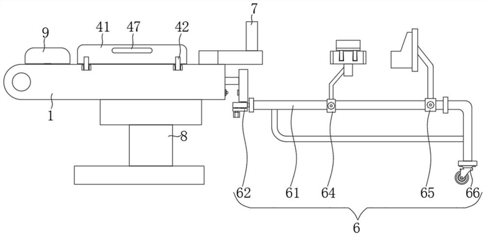 Device for measuring traction force of orthopedic traction bed