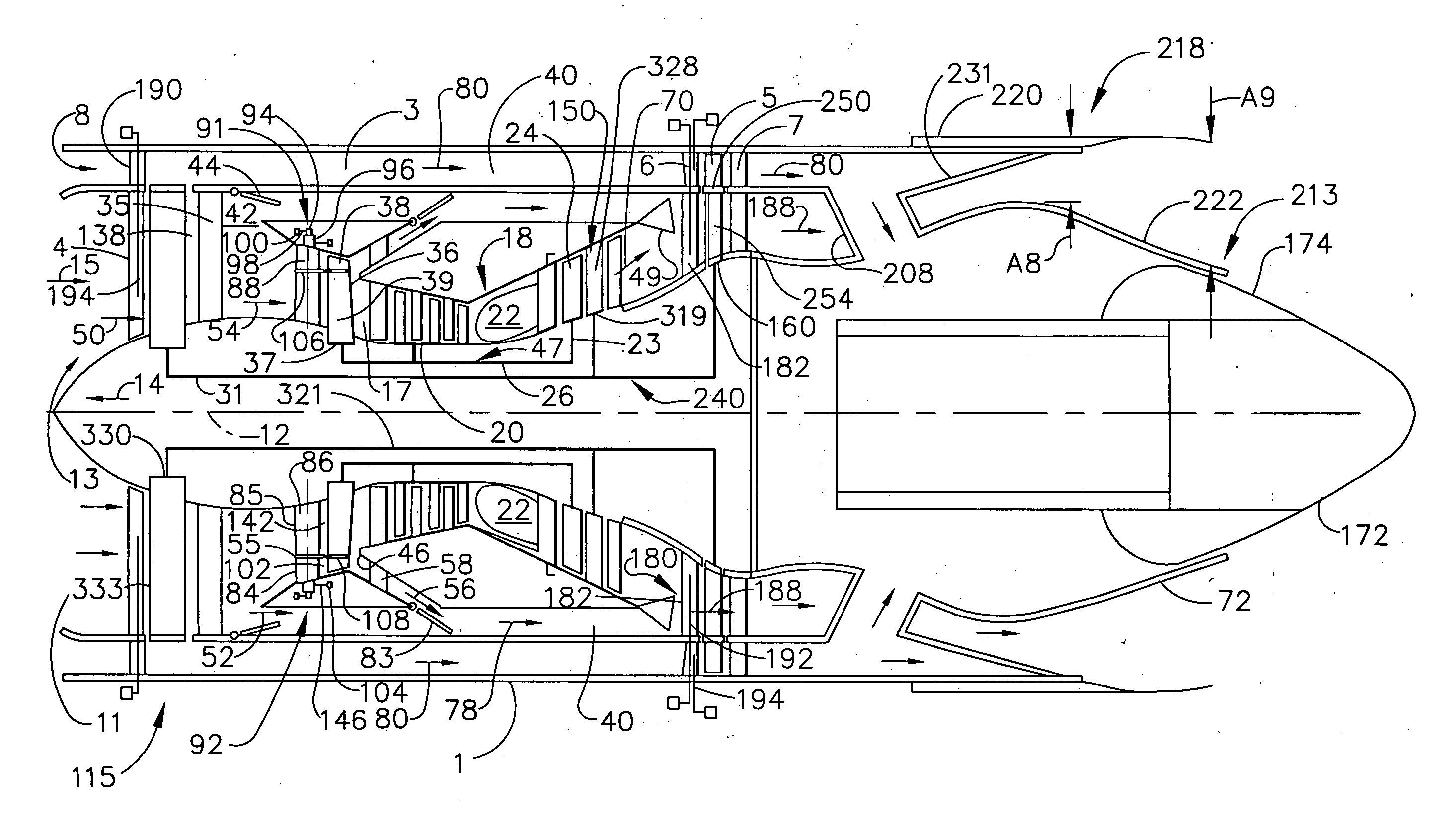 Aft FLADE engine