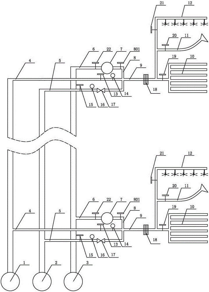 Fertigation system with fertilizer and water line control