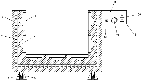 Petroleum instrument ultrasonic cleaning device