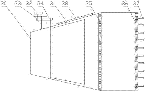 Straw powder glue mixing and paving system