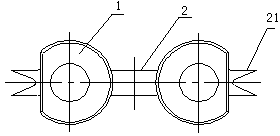 Mutual locking type positioning bolt component