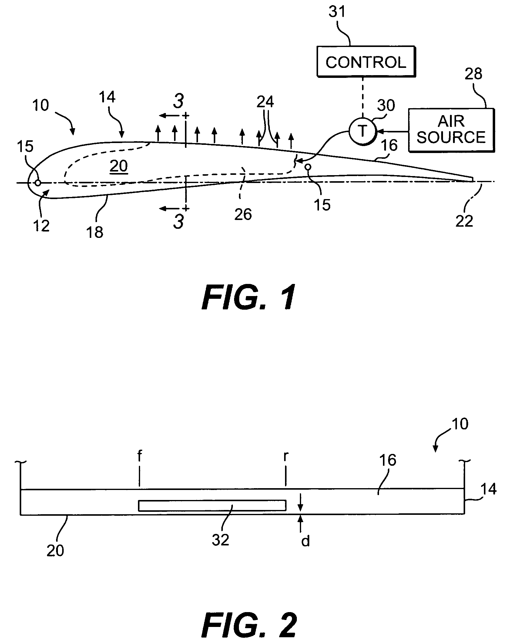 Noise reduction of aircraft flap