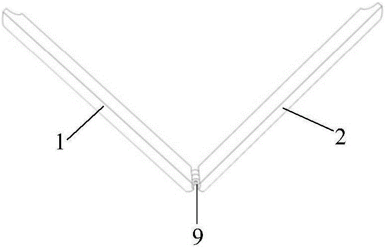 Two-degree-of-freedom foldable mobile robot