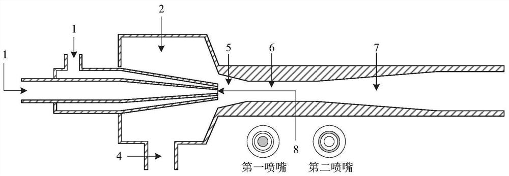 Multi-nozzle ejector suitable for hydrogen fuel cell system and hydrogen fuel cell system