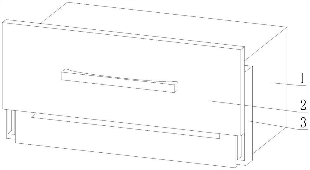 Straight-flow water gun mounting structure for fire fighting truck