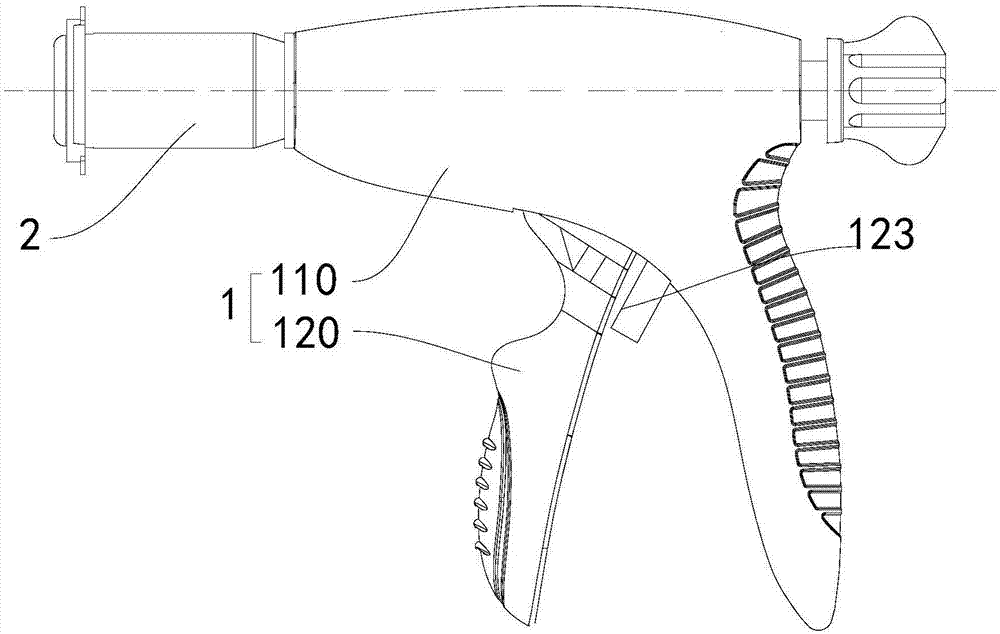 Gun type circumcision anastomat