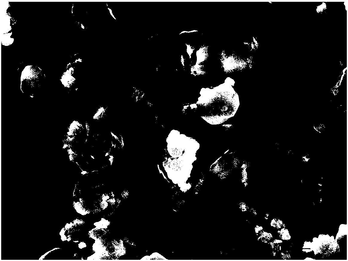 Preparation method of tin-silicon-based graphne ball negative electrode material for lithium ion battery