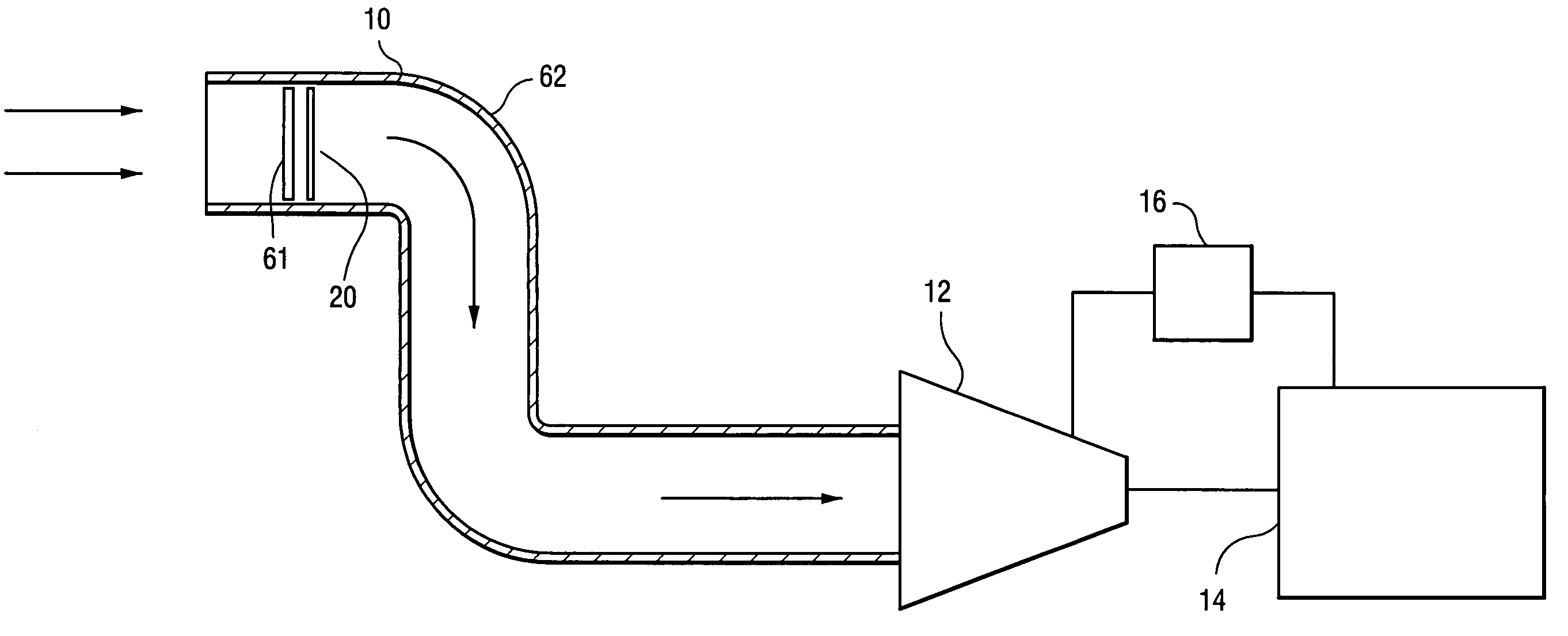 Spray nozzle grid configuration for gas turbine inlet misting system